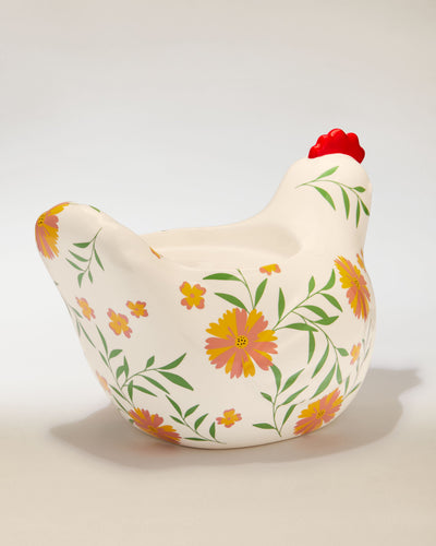 
  Floral Chicken Pedestal

