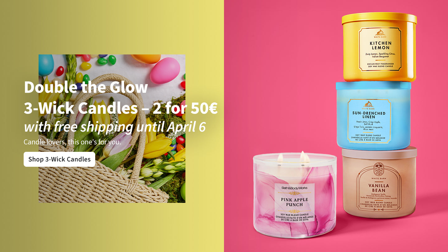2 for 50€ - 3-Wick Candles